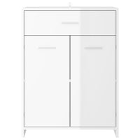 Set Mobili da Bagno 4 pz Bianco Lucido 3071717