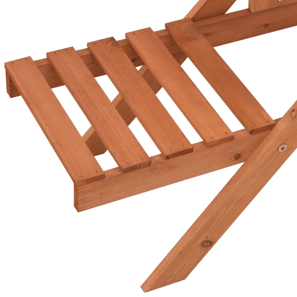 Supporto per Piante 83x25x132 cm in Legno Massello di Abete 316390