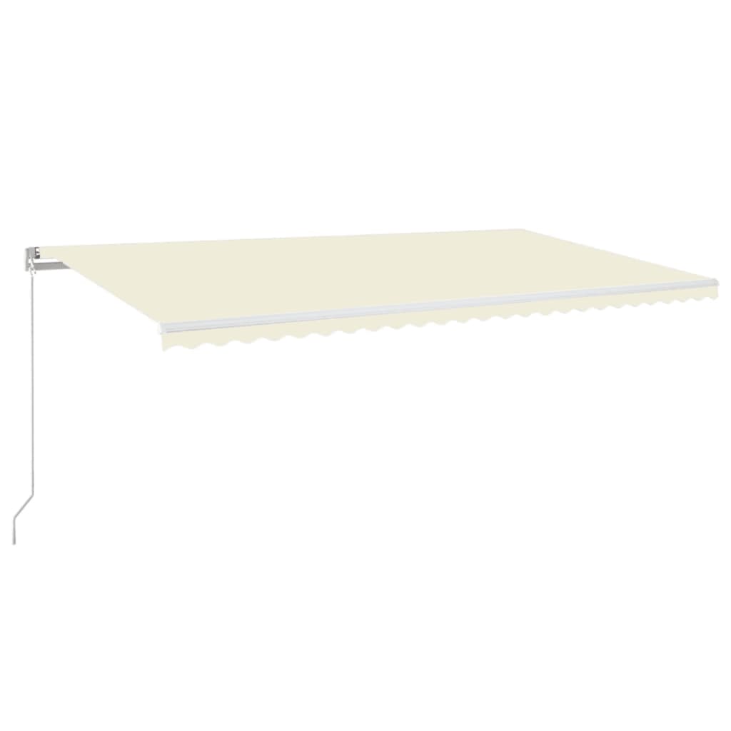 Tenda da Sole Retrattile Manuale 600x350 cm Crema cod mxl 61076