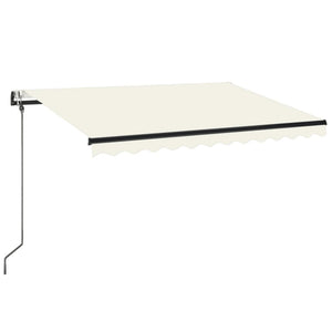 Tenda Automatica con Sensore Vento e LED 350x250 cm Crema 3069092