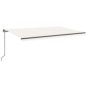 Tendada Sole Retrattile Manuale con LED 500x300cm Cremacod mxl 128286