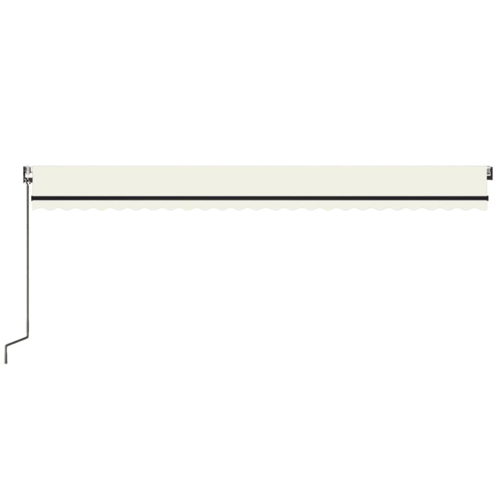 Tenda da Sole Retrattile Automatica 600x350 cm Crema 3069247