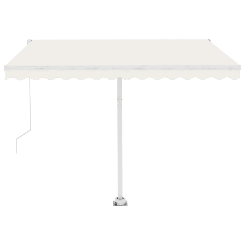 Tenda da Sole Manuale Autoportante 300x250 cm Crema 3069497