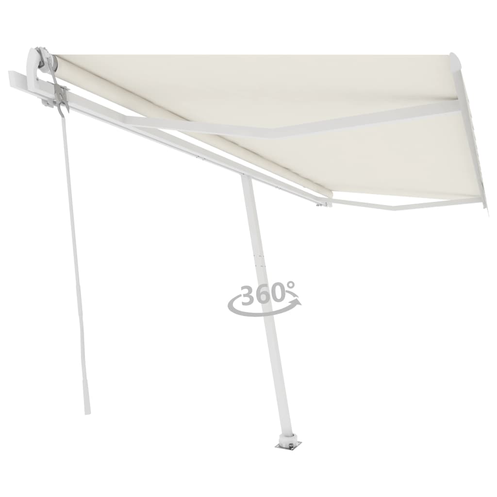 Tenda da Sole Automatica Autoportante 500x300 cm Crema 3069587