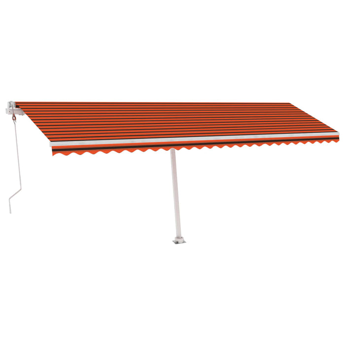 Tenda da Sole Autoportante Automatica 600x300cm Arancio Marrone 3069610