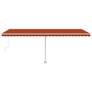 Tenda da Sole Autoportante Automatica 600x300cm Arancio Marrone 3069610