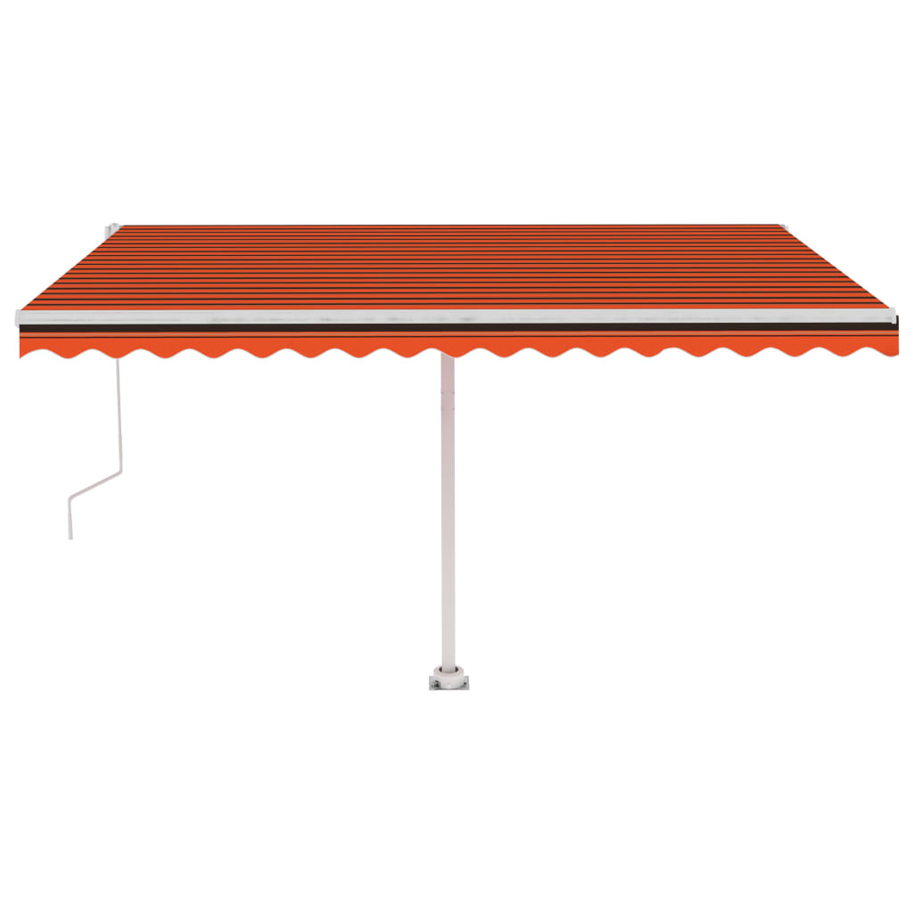 Tenda da Sole Autoportante Automatica 450x350cm Arancio Marrone cod mxl 68328