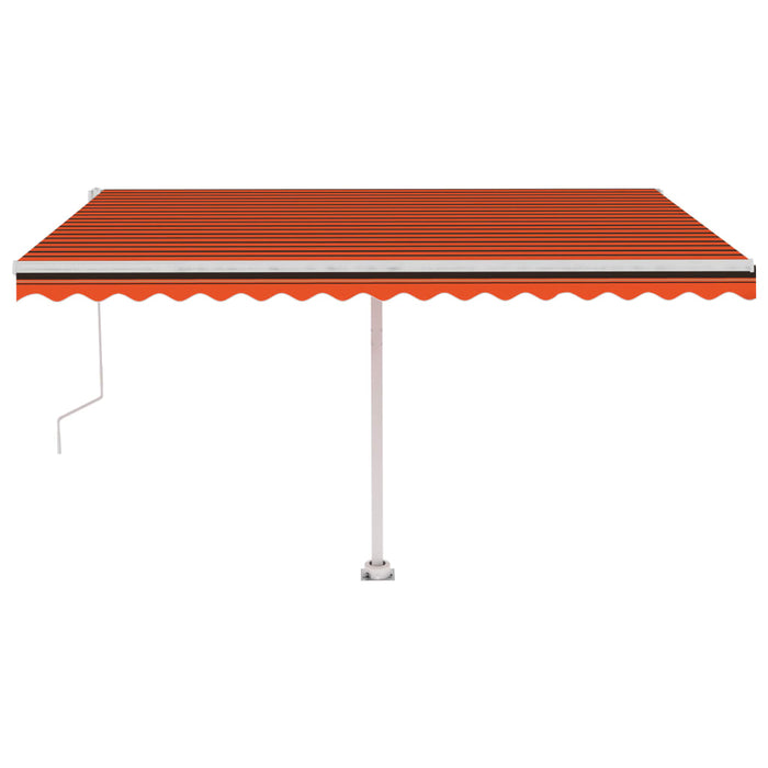 Tenda da Sole Autoportante Automatica 450x350cm Arancio Marrone cod mxl 68328