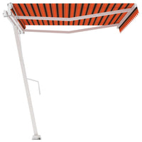 Tenda da Sole Autoportante Automatica 450x350cm Arancio Marrone cod mxl 68328