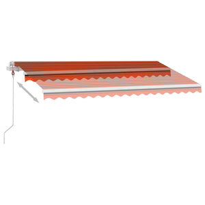 Tenda da Sole Autoportante Automatica 450x350cm Arancio Marrone cod mxl 68328