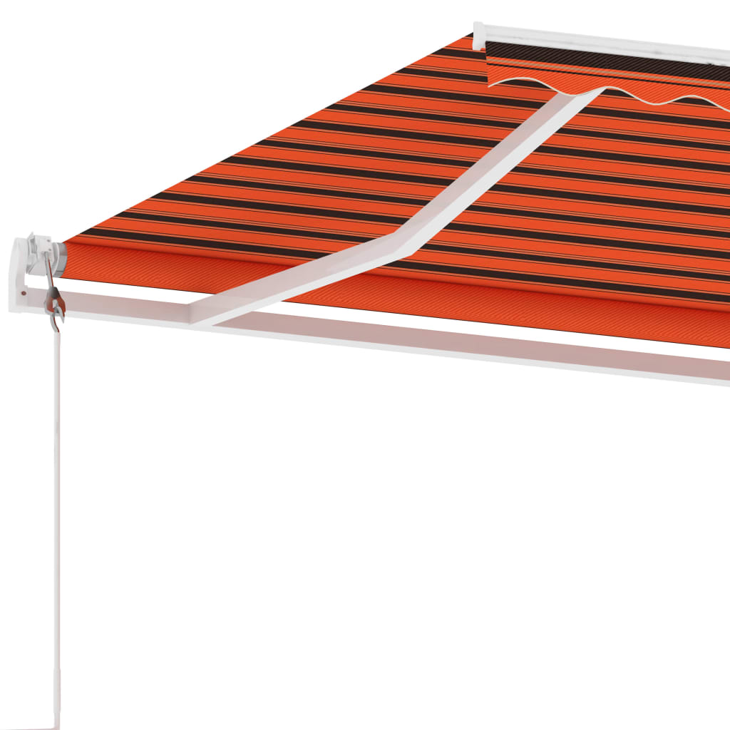 Tenda da Sole Autoportante Automatica 450x350cm Arancio Marrone cod mxl 68328