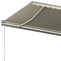 Tenda da Sole Manuale Autoportante 500x300 cm Crema 3069777