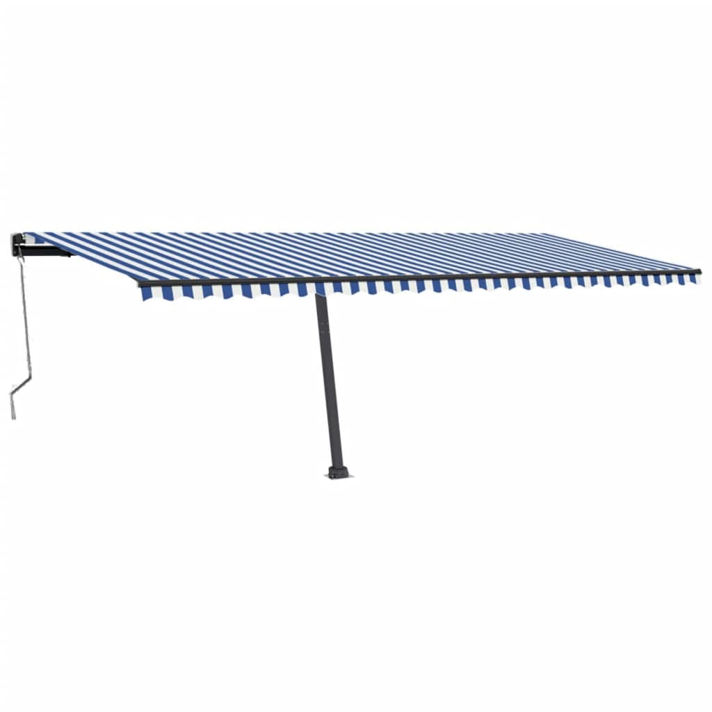 TendaAutomatica con Sensore Vento e LED 600x300 cm Blu Biancacod mxl 120599