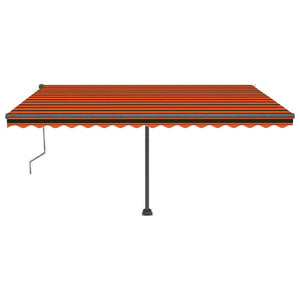 Tenda da Sole Autoportante Automatica 450x350cm Arancio Marrone cod mxl 68332