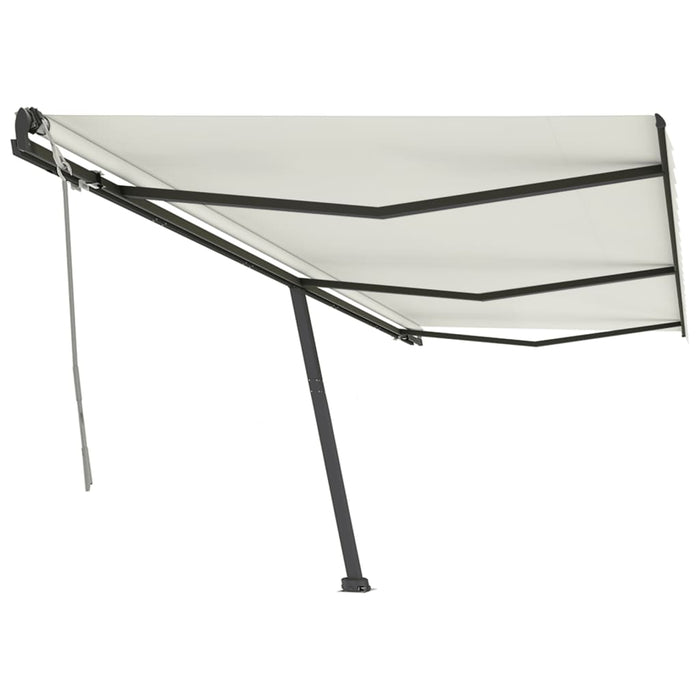 Tenda da Sole Autoportante Manuale 600x350 cm Crema 3069877