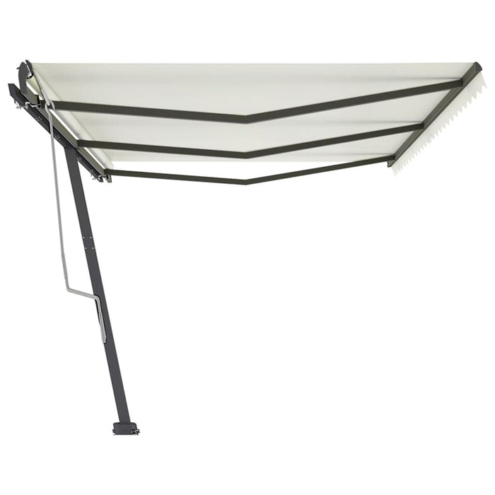 Tenda da Sole Autoportante Manuale 600x350 cm Crema 3069877