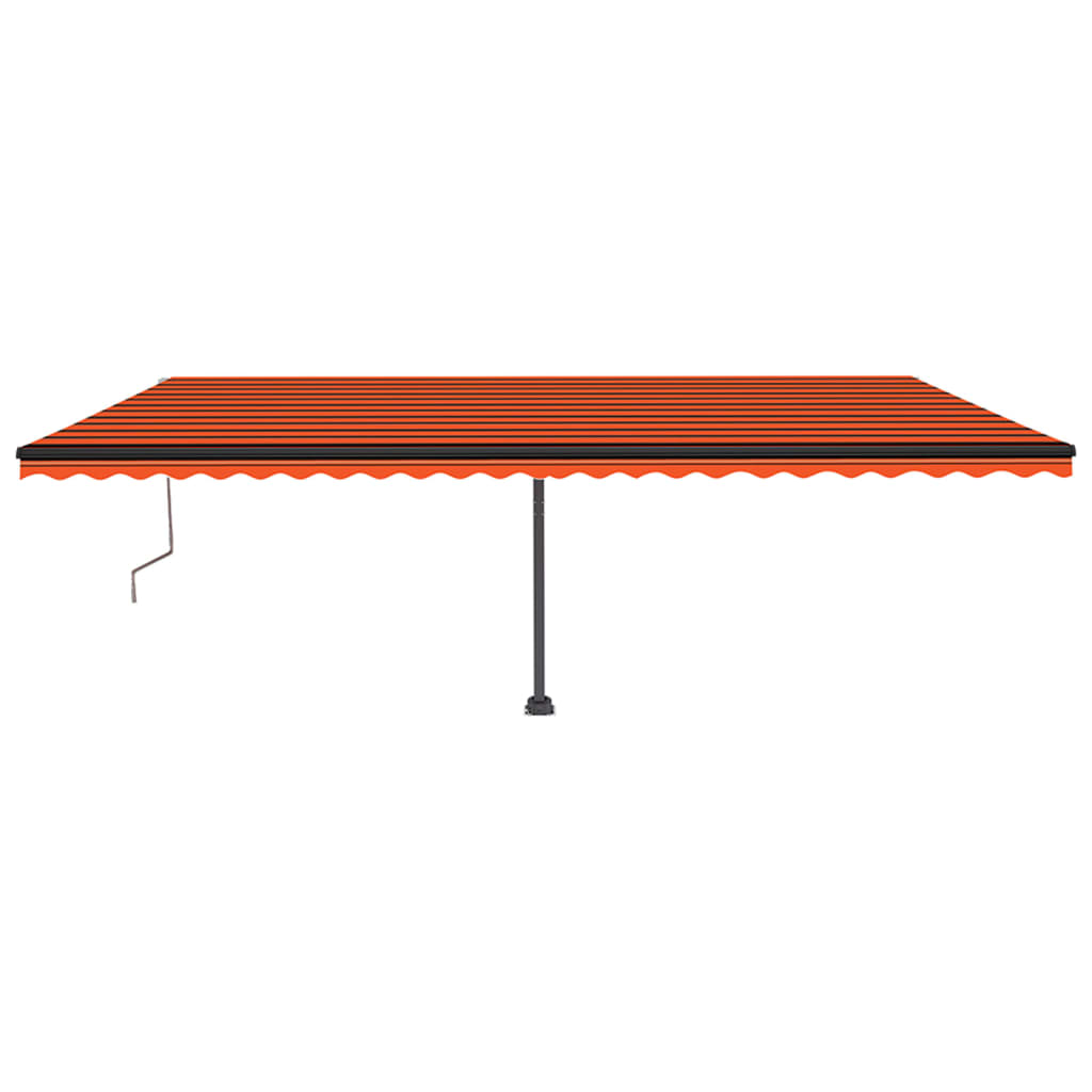 Tenda da Sole Autoportante Automatica 600x350cm Arancio Marrone 3069890