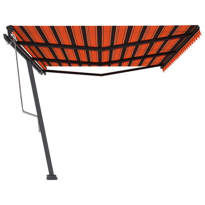 Tenda da Sole Autoportante Automatica 600x350cm Arancio Marrone 3069890