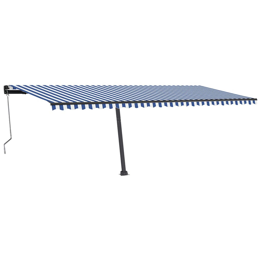 TendaAutomatica con Sensore Vento e LED 600x350 cm Blu Biancacod mxl 120610