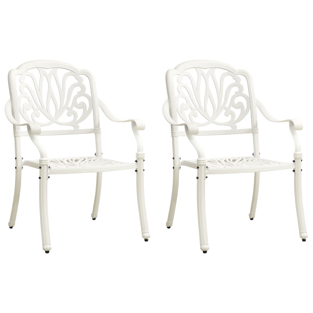 Set da Bistrot 3 pz in Alluminio Pressofuso Bianco cod mxl 39406