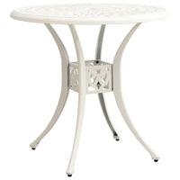 Set da Bistrot 3 pz in Alluminio Pressofuso Bianco cod mxl 39406