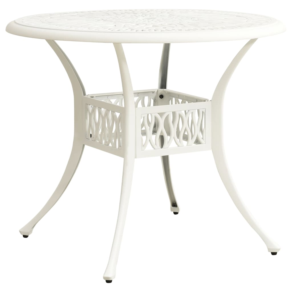 Set da Bistrot 3 pz in Alluminio Pressofuso Bianco cod mxl 39407