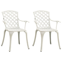 Set da Bistrot 3 pz in Alluminio Pressofuso Bianco cod mxl 35798