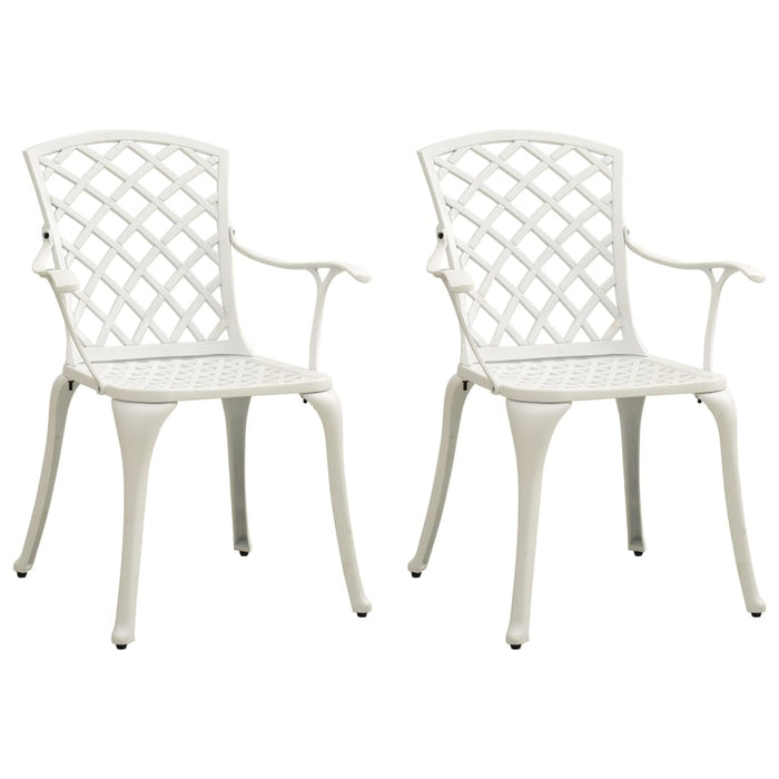 Set da Bistrot 3 pz in Alluminio Pressofuso Bianco cod mxl 35798