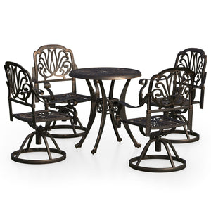 Set da Bistrot 5 pz in Alluminio Pressofuso Bronzo 3070616