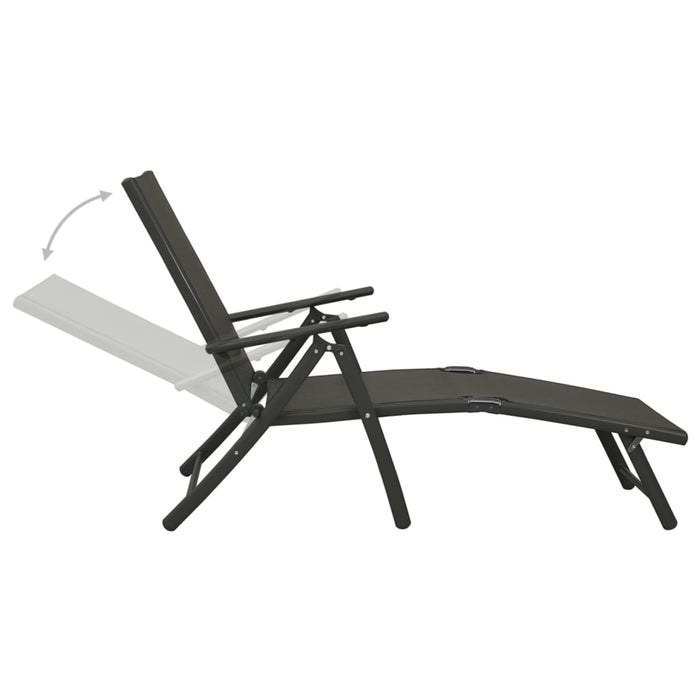 Set da Pranzo da Giardino 10 pz Nero e Antracite cod mxl 43878