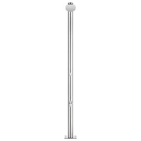 Doccia da Giardino con Base Grigia 220 cm in Acciaio Inox cod mxl 50582