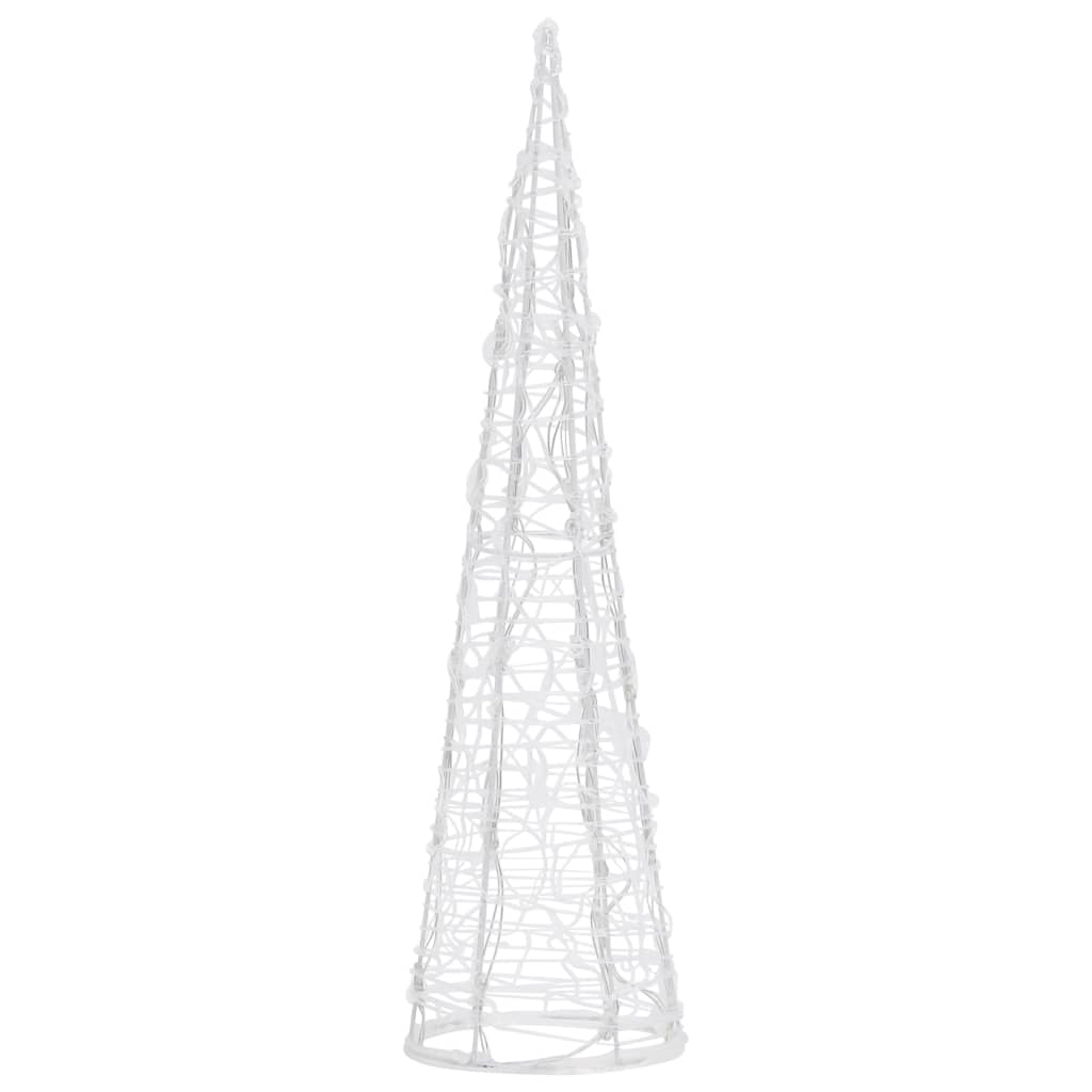 Piramide Decorativa Cono di Luce LED Acrilico Colorata 60 cm 329800