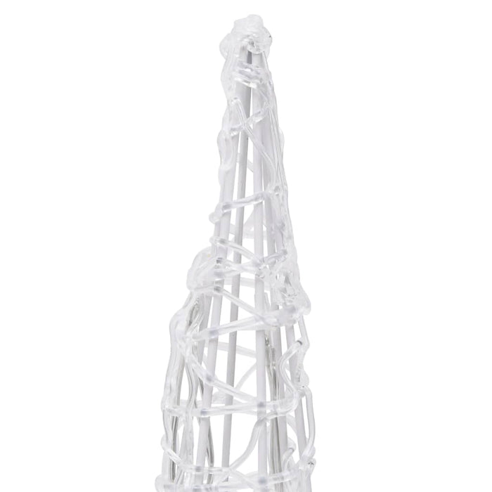 Piramide Decorativa Cono di Luce LED Acrilico Colorata 60 cm 329800