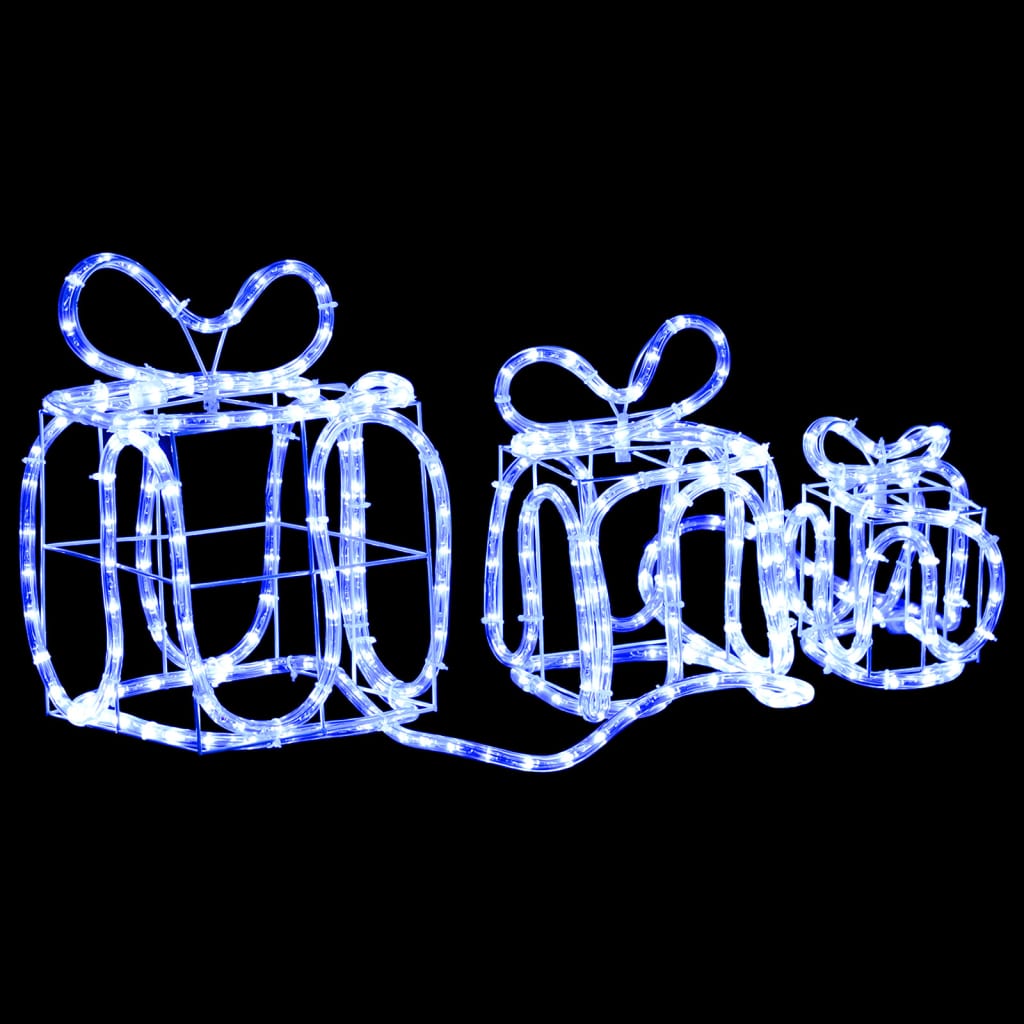 Decorazione Natale Scatole Regalo con 180 LED Interni Esterni