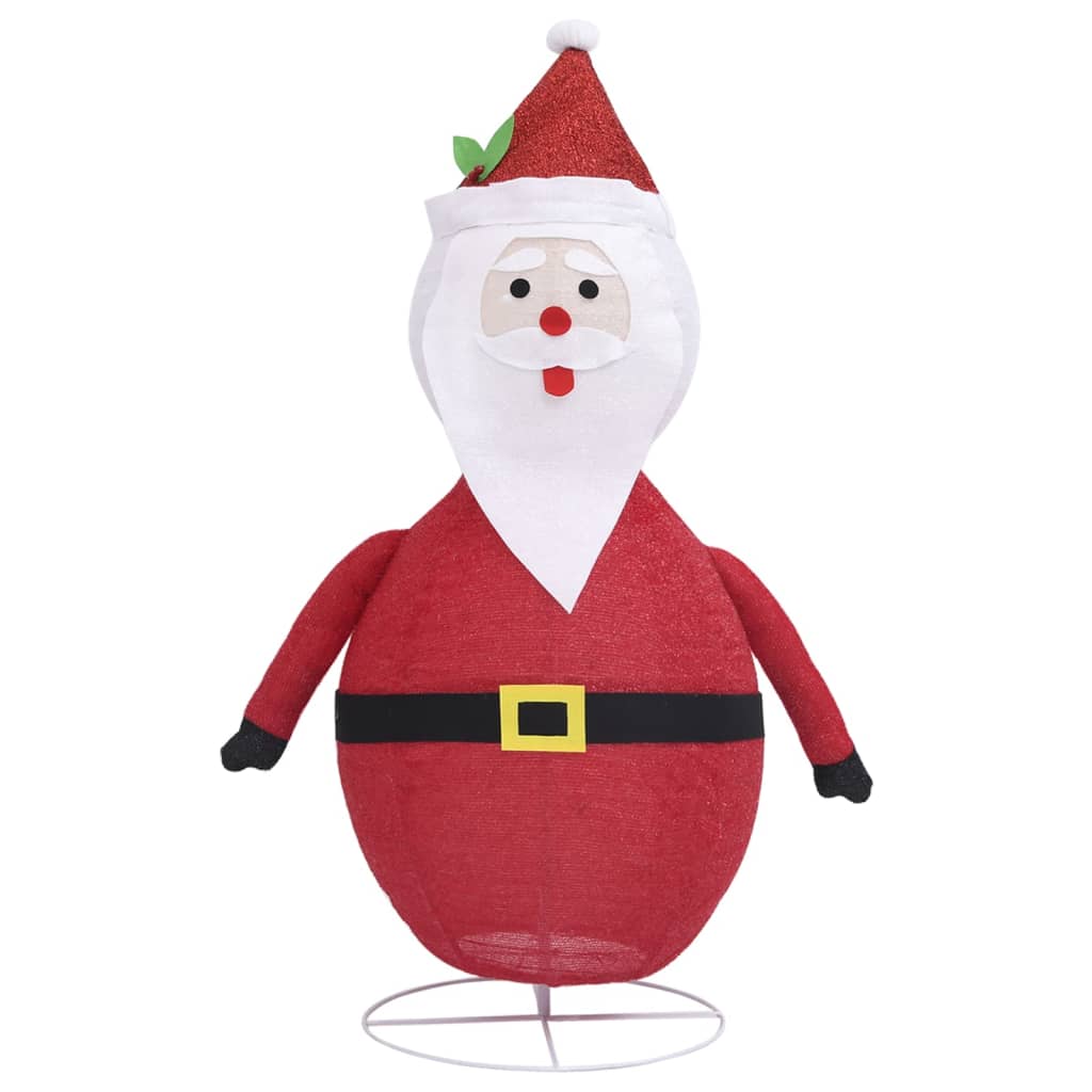 Figura Decorativa Babbo Natale con LED Tessuto Lusso 60 cm 328497