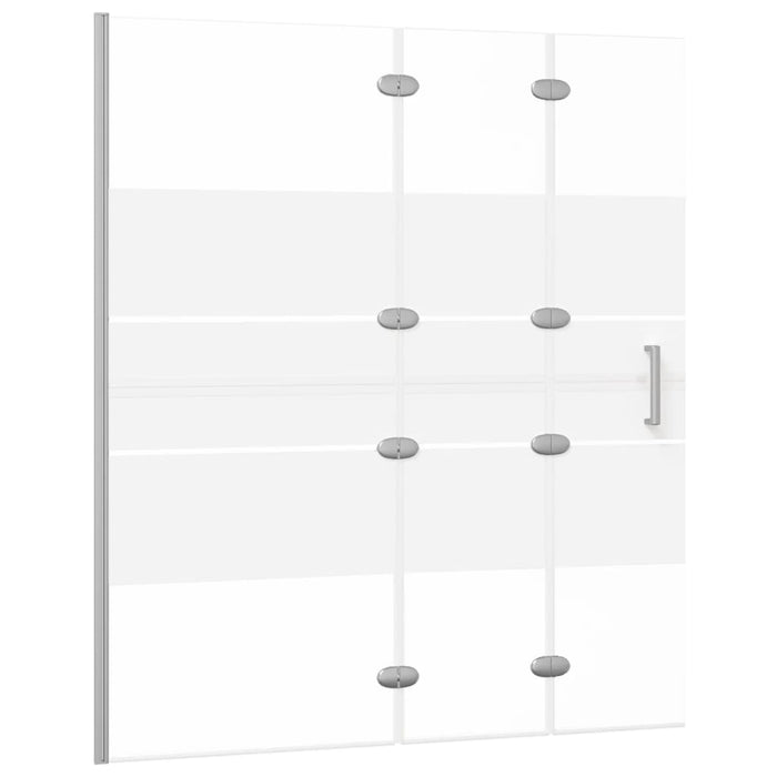 Pannello Doccia Pieghevole in ESG 120x140 cm Bianco cod mxl 42678