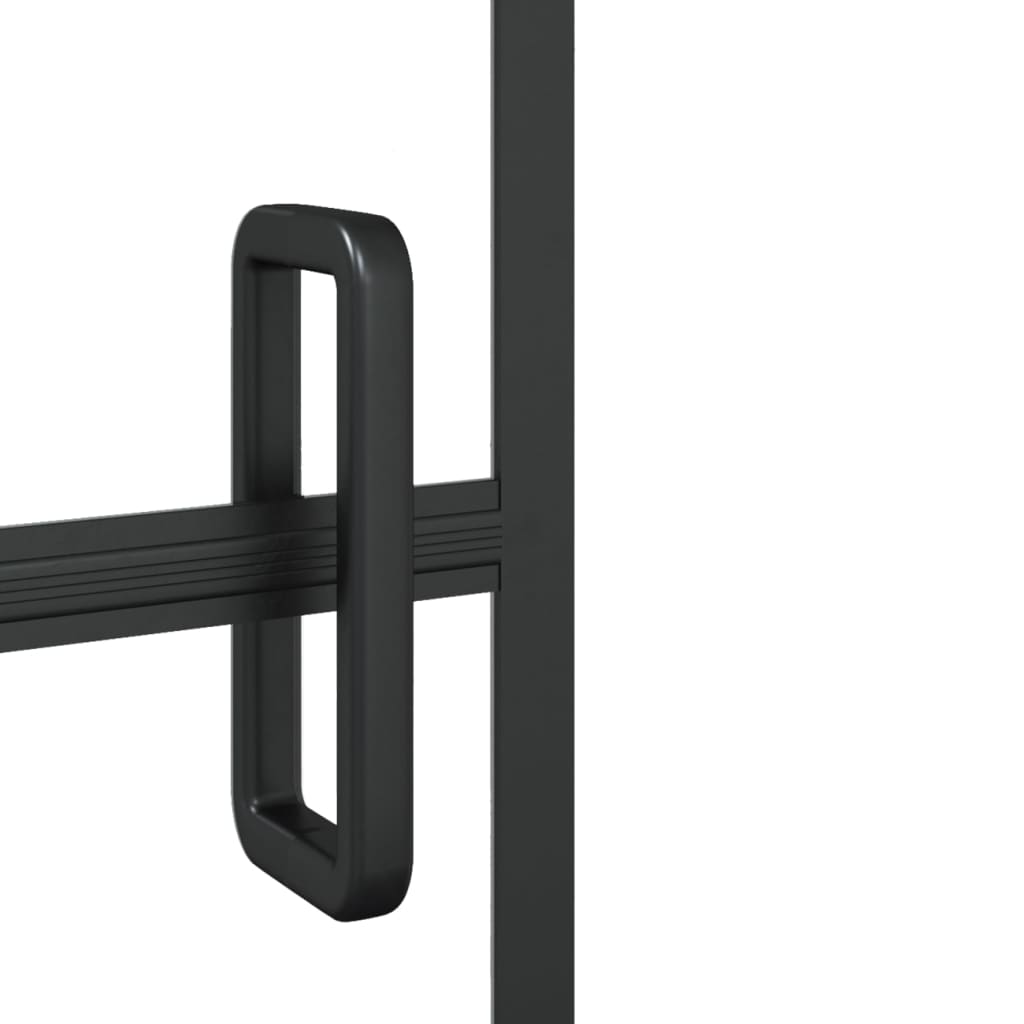 Pannello per Box Doccia in ESG 80x140 cm Nero cod mxl 40474