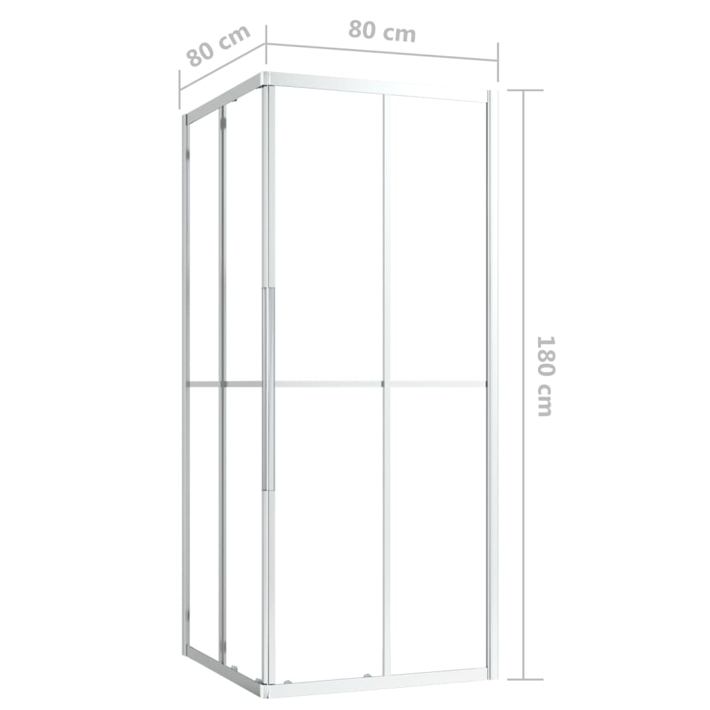 Cabina Doccia ESG 80x80x180 cm cod mxl 54289