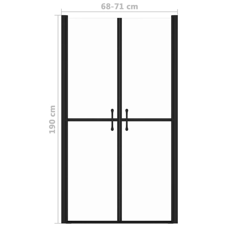 Porta per Doccia in ESG Trasparente (68-71)x190 cm cod mxl 51561