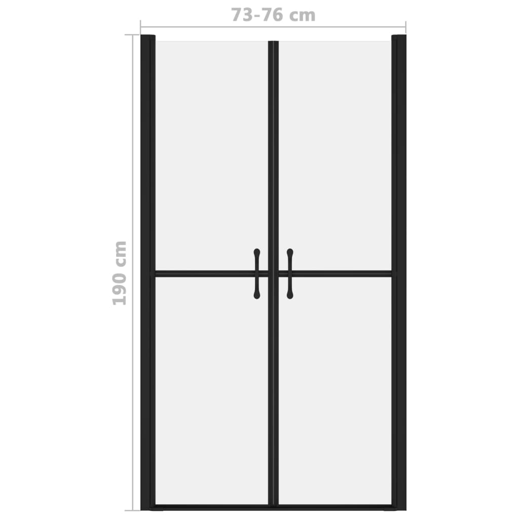 Porta per Doccia in ESG Satinato (73-76)x190 cm cod mxl 51941