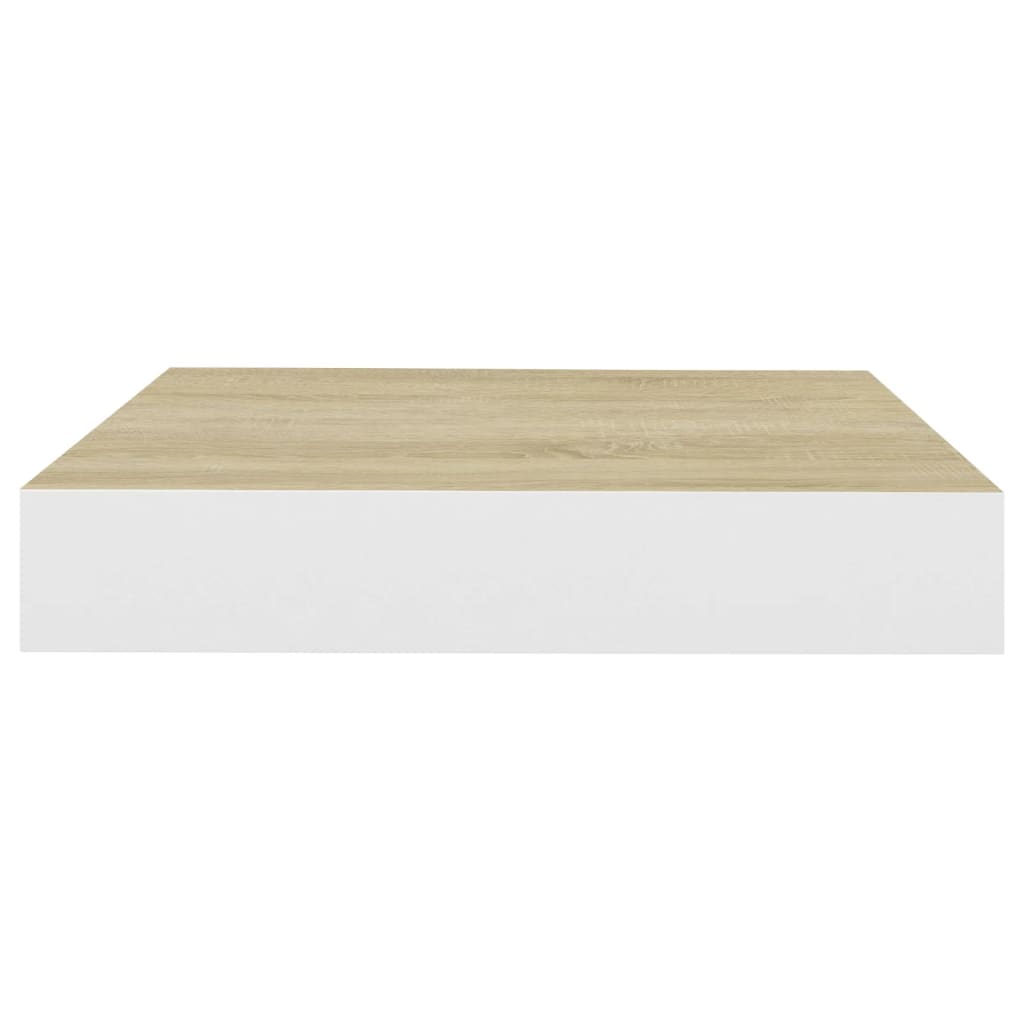 Mensola a Parete Rovere e Bianca 23x23,5x3,8 cm in MDF cod mxl 41401