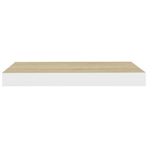 Scaffale a Parete Rovere e Bianco 40x23x3,8 cm in MDF cod mxl 62878