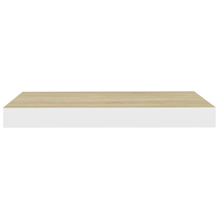 Scaffale a Parete Rovere e Bianco 40x23x3,8 cm in MDF cod mxl 62878