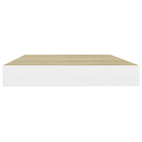 Scaffale a Parete Rovere e Bianco 40x23x3,8 cm in MDF cod mxl 62878