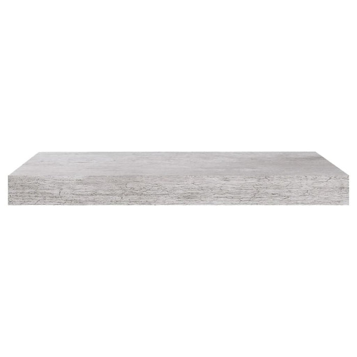 Scaffale a Parete Grigio Cemento 50x23x3,8 cm in MDF 326594