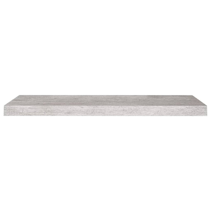 Scaffali a Parete 2 pz Grigio Cemento 80x23,5x3,8 cm in MDF cod mxl 33596