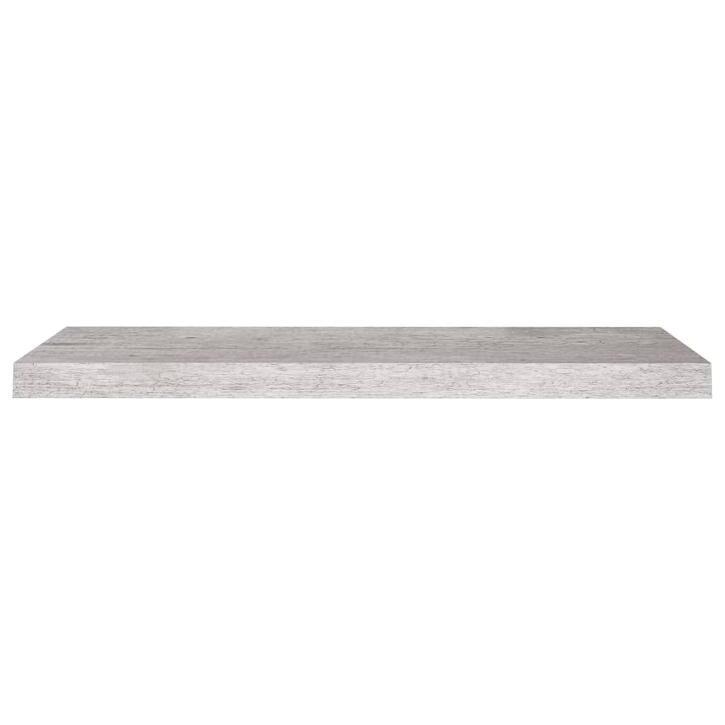 Scaffali a Parete 4 pz Grigio Cemento 80x23,5x3,8 cm in MDF 326602