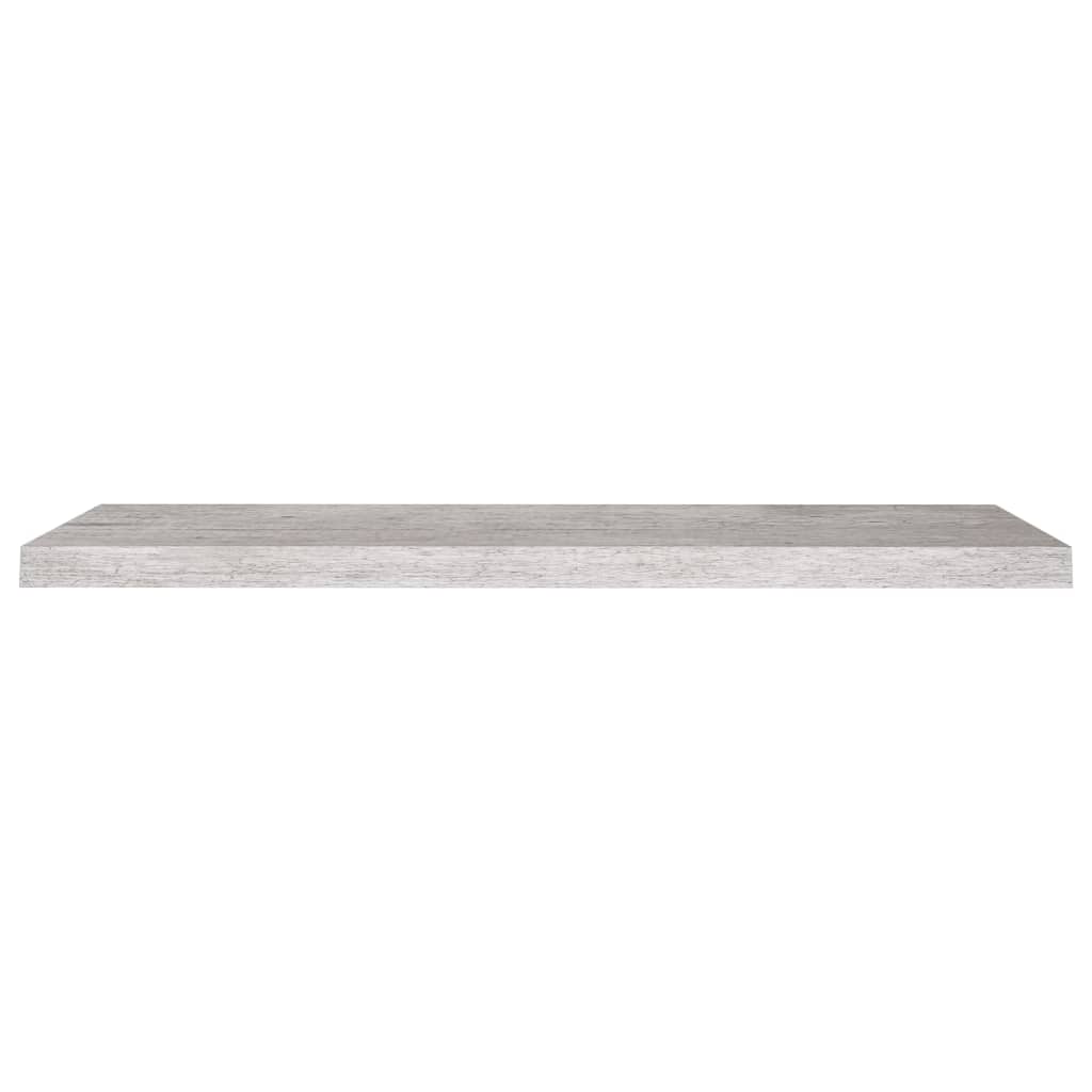 Scaffale a Parete Grigio Cemento 90x23,5x3,8 cm in MDF 326603