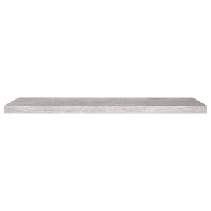 Scaffali a Parete 4 pz Grigio Cemento 90x23,5x3,8 cm in MDF 326605