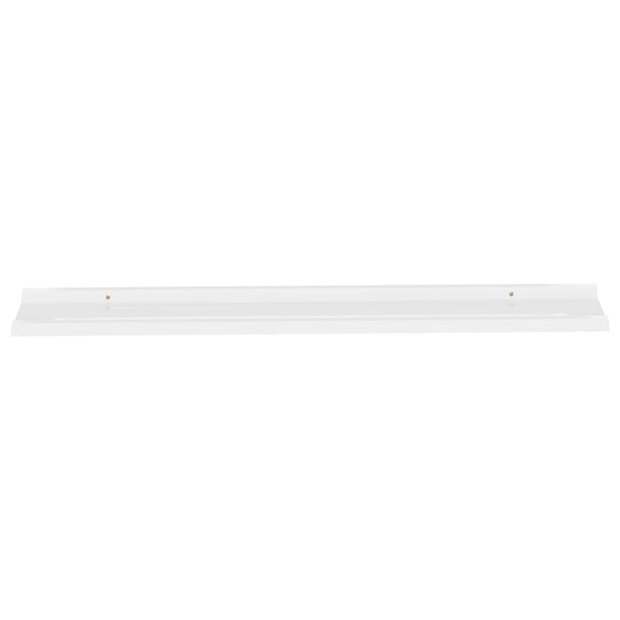 Mensole da Parete 2 pz Bianco Lucido 115x9x3 cm cod mxl 33725